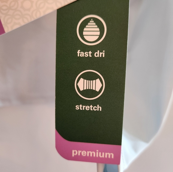 NWT MTA Light Blue Sports Top.  Size S.  Fast dry and stretch.  Great shirt. - Picture 3 of 5